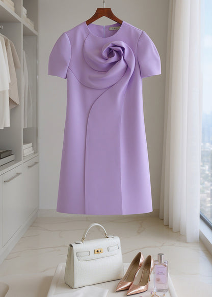JESSICA PURPLE SHIFT DRESS