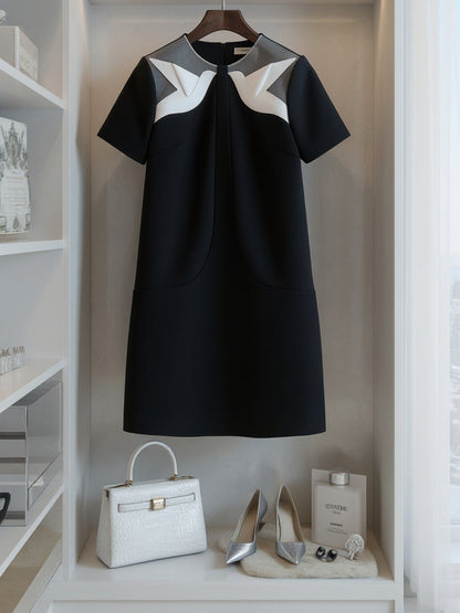 GIGI BLACK SHIFT DRESS