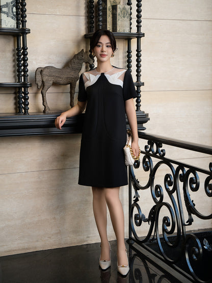 GIGI BLACK SHIFT DRESS