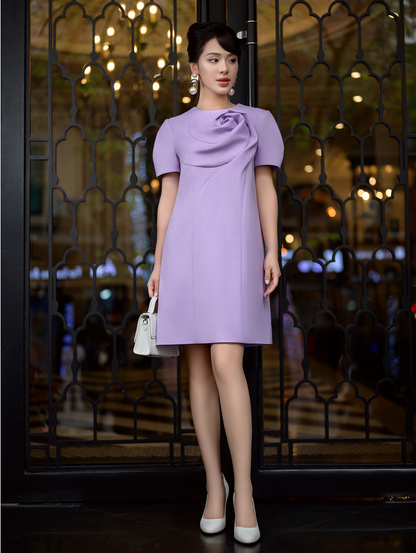 JESSICA PURPLE SHIFT DRESS