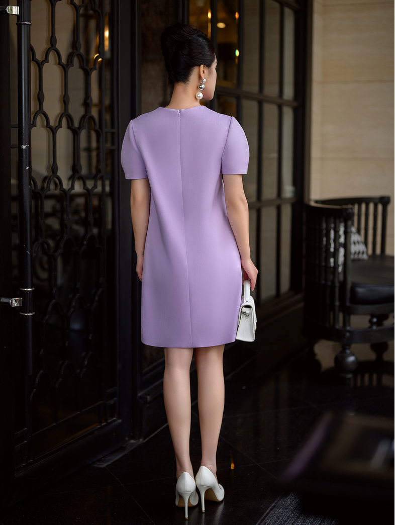 JESSICA PURPLE SHIFT DRESS