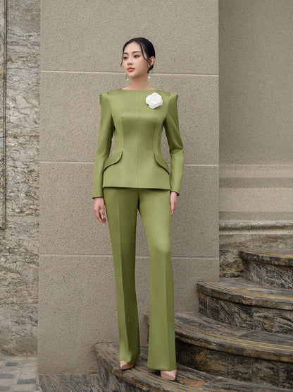 AMELIA OLIVE TAILORED SUIT