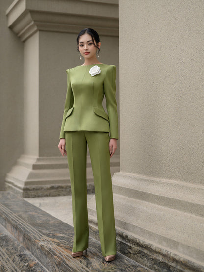 AMELIA OLIVE TAILORED SUIT