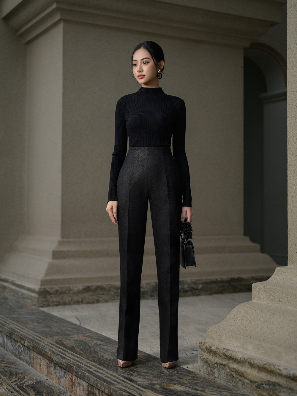 AMELIA BLACK TAILORED SUIT