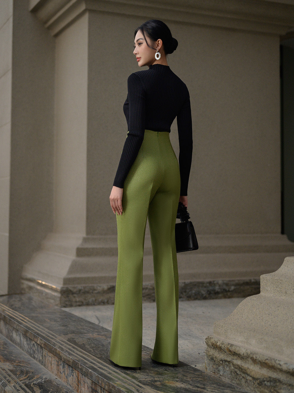 AMELIA OLIVE TAILORED SUIT